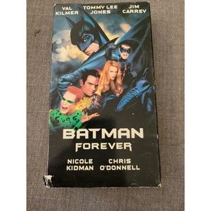 Batman Forever (VHS, 2000) Vtg Val Kilmer Tommy Lee Jones Jim Carey